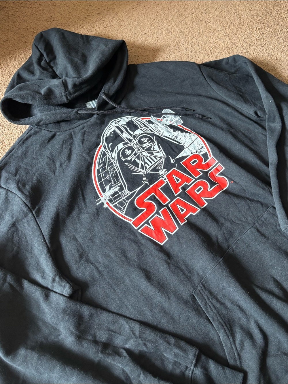 Star Wars Black Darth Vader Graphic Hoodie